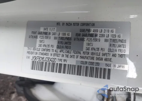 2018 Mazda Cx-5 Touring from USA, damaged, VIN JM3KFBCM6J0304220